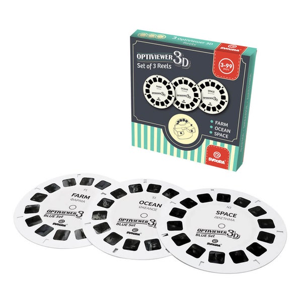 Svoora 3D katselulaitteen kuvakiekot sin 3 kpl