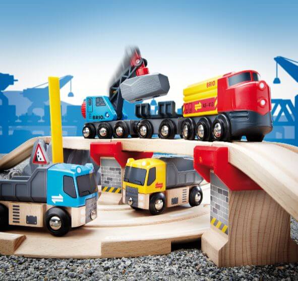 BRIO Rail & Road Kivenlastaus ratasetti