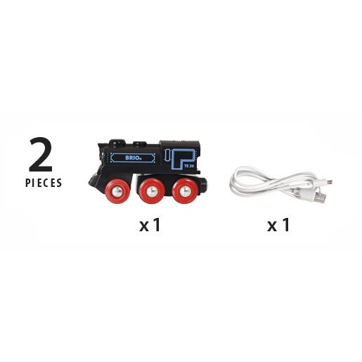 BRIO Ladattava veturi mini USB-johdolla