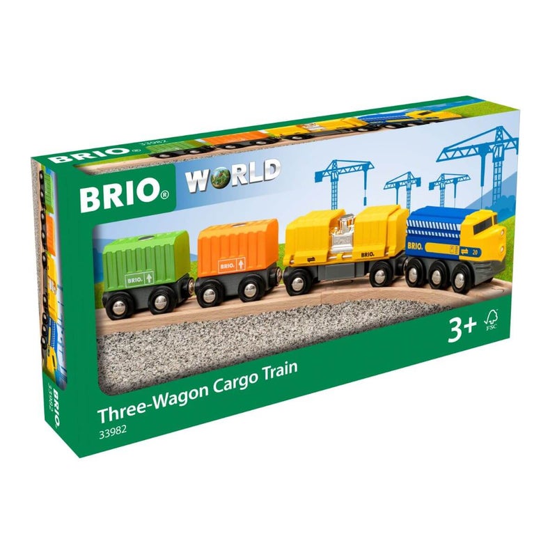 BRIO Tavarajuna ja 3 vaunua