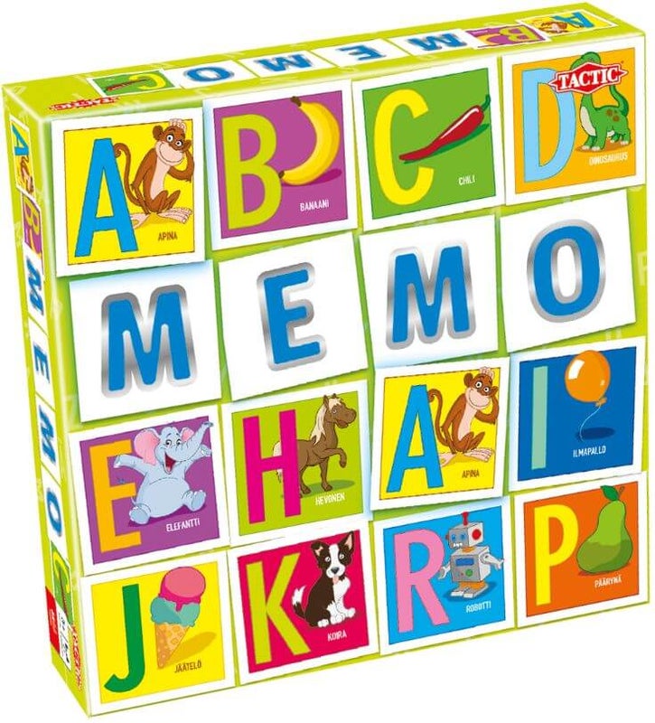 TacTic ABC Memo -aakkomuistipeli