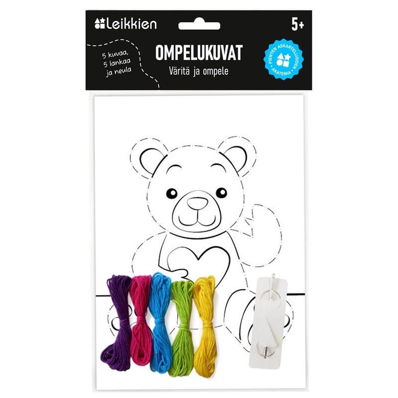 Leikkien V&auml;ritett&auml;v&auml;t ompelukuvat