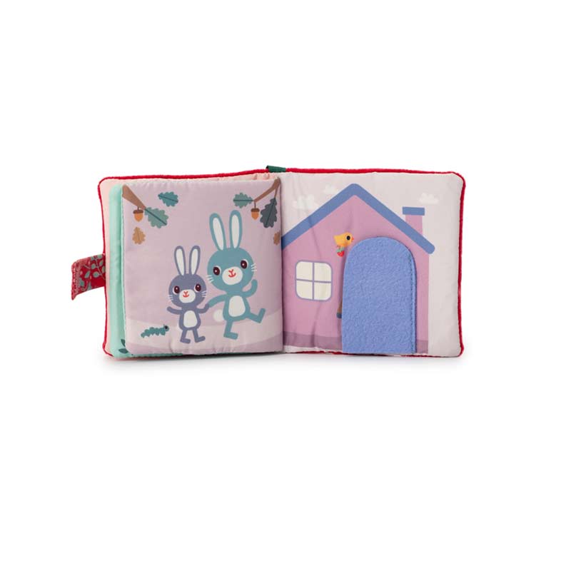 Lilliputiens Pehmokirja purulelulla Punahilkka