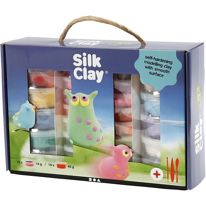 Silk Clay Silkkimassasetti, v&auml;rilajitelma