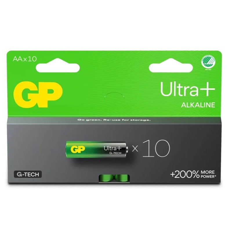 GP Ultra Plus Alkaline AA-paristo 10 kpl