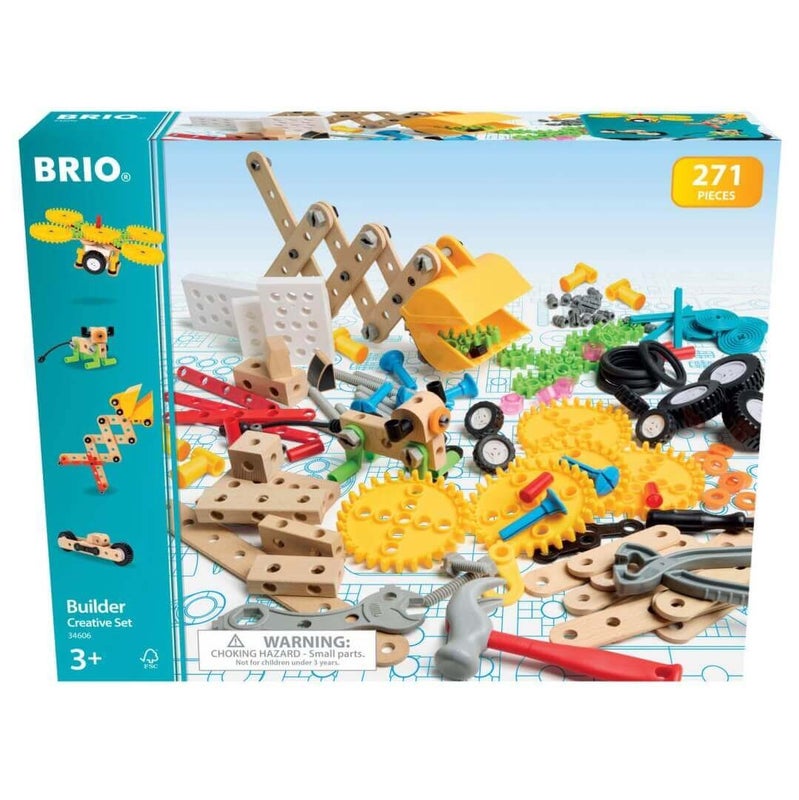 BRIO Builder iso rakennussetti, rakennussarja 271 osaa