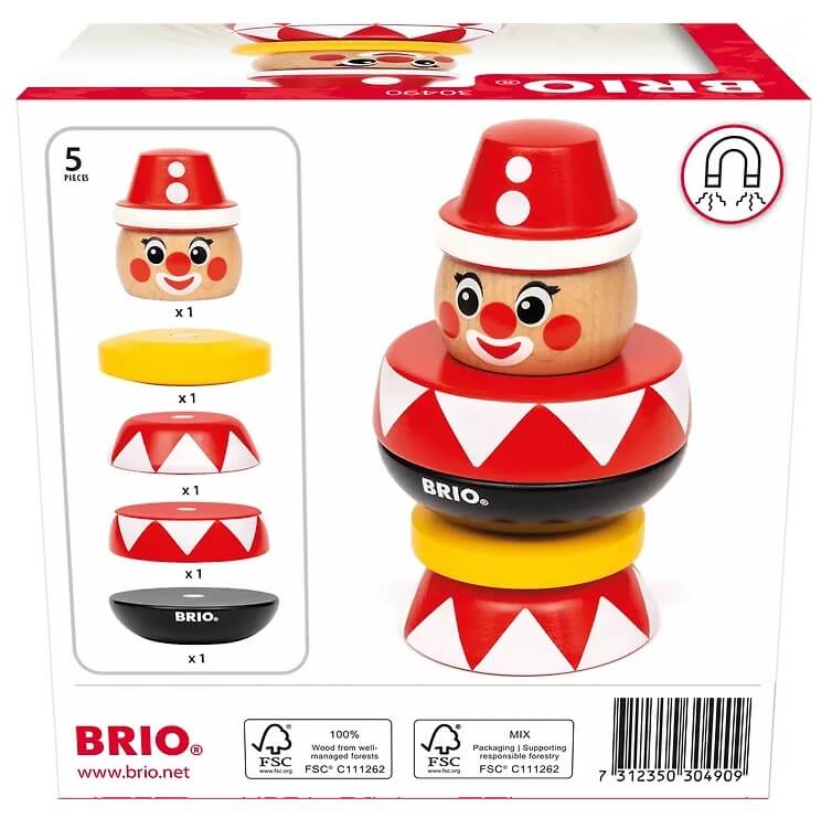 BRIO Magneettinen klovni