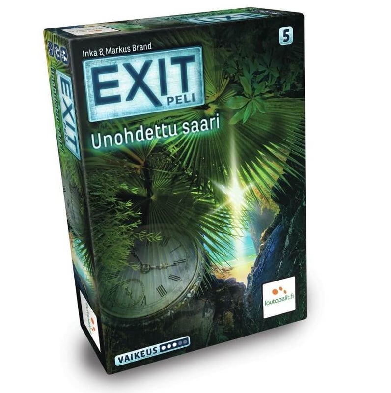 EXIT Unohdettu saari pakohuonepeli
