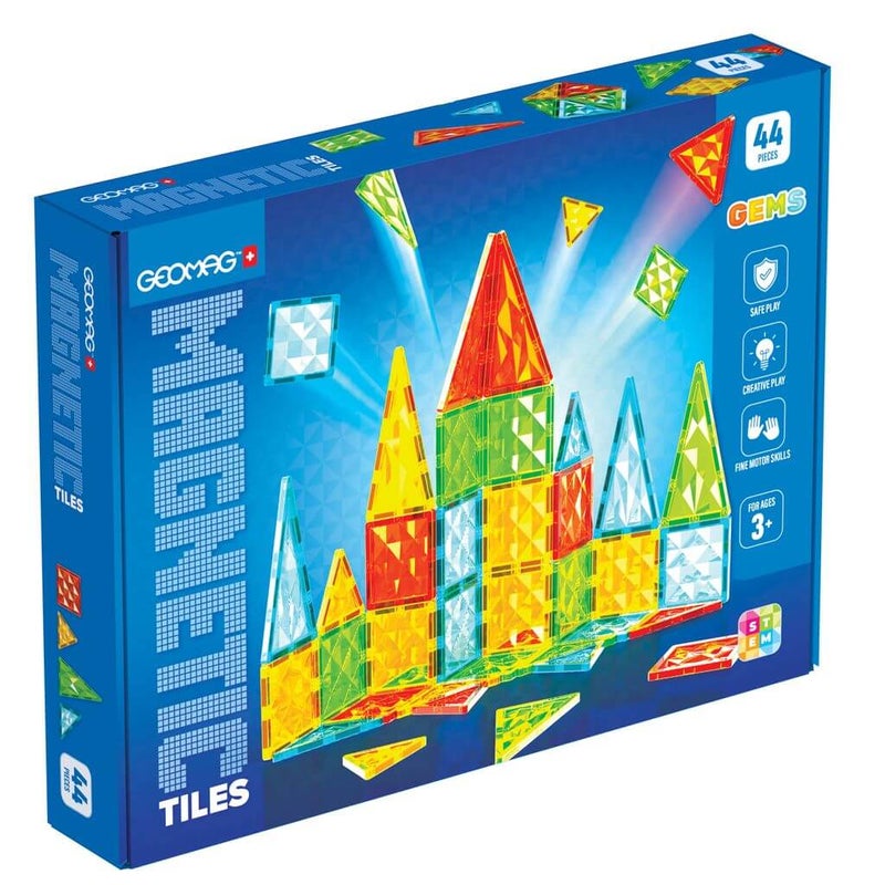 Geomag Magnetic Tiles Gems 44 osaa