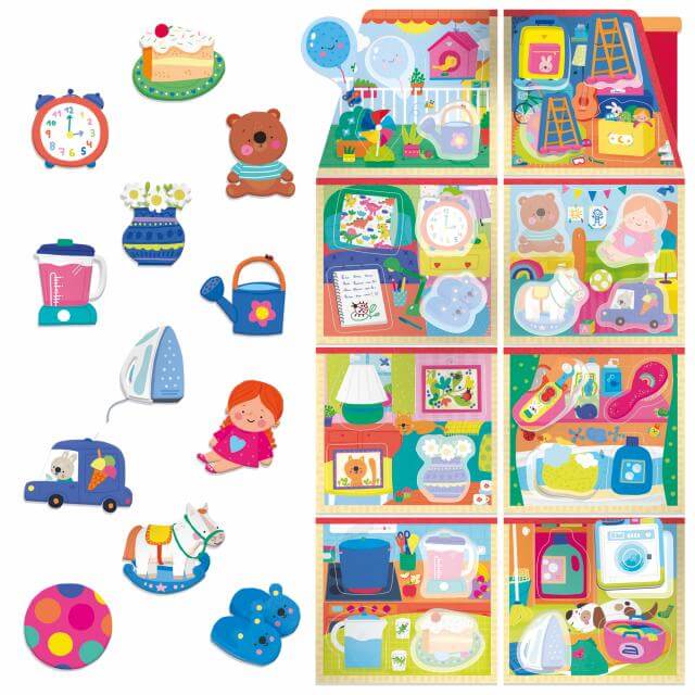 Headu Montessori Minun taloni oppimispeli