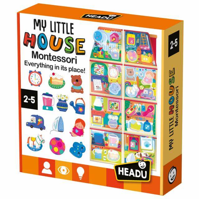Headu Montessori Minun taloni oppimispeli