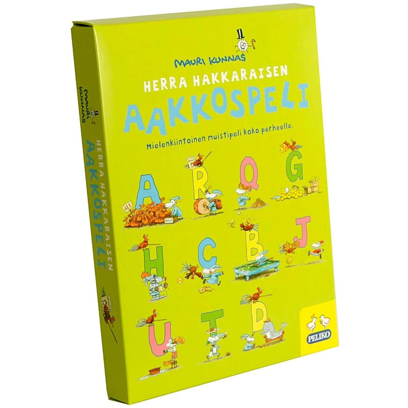 Herra Hakkaraisen aakkospeli -muistipeli