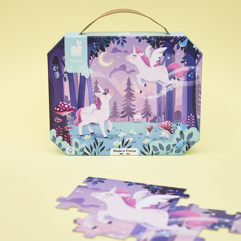 Janod Palapelisalkku yksisarviset 54 palaa