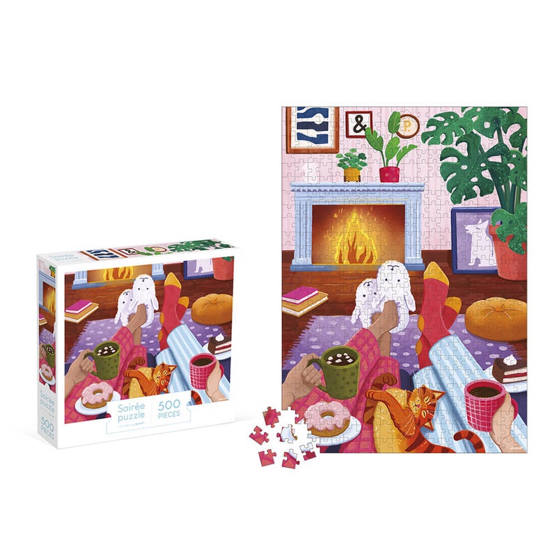 Janod Taidepalapeli takkatuli 500 palaa