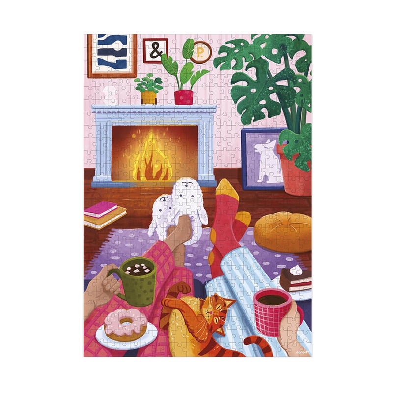 Janod Taidepalapeli takkatuli 500 palaa