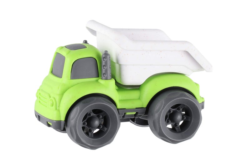 Kuorma-auto 11 cm biomuovia valkoinen