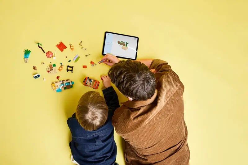 LEGO Blueyn perheen autoretki rannalle