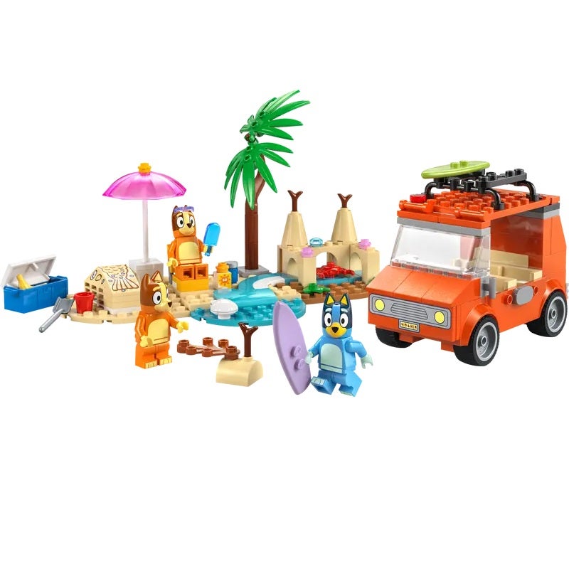 LEGO Blueyn perheen autoretki rannalle