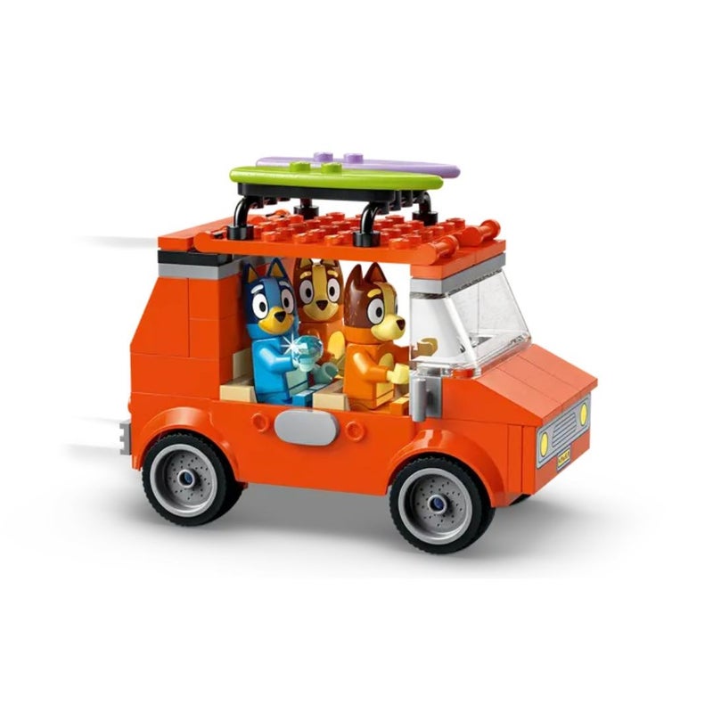LEGO Blueyn perheen autoretki rannalle