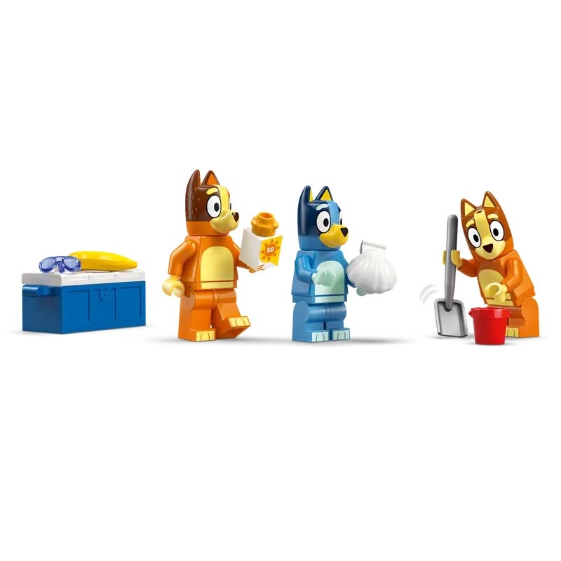 LEGO Blueyn perheen autoretki rannalle