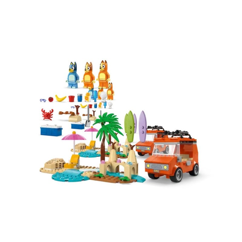 LEGO Blueyn perheen autoretki rannalle