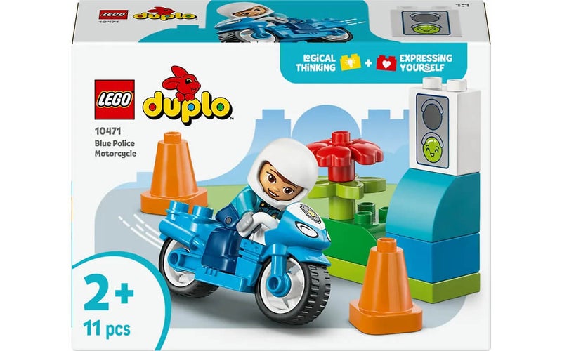 LEGO DUPLO Sininen poliisimoottoripy&ouml;r&auml;
