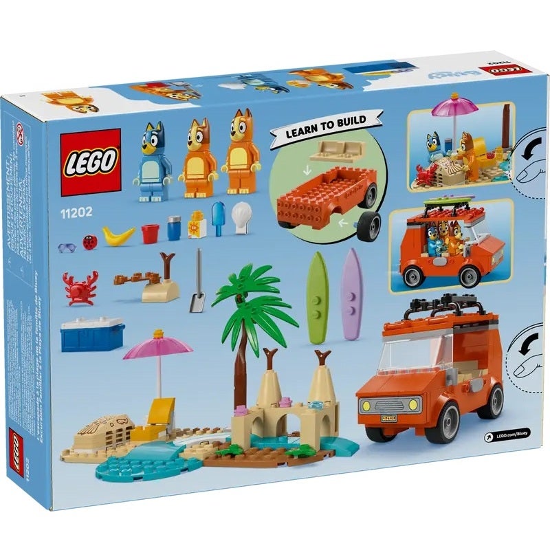 LEGO Blueyn perheen autoretki rannalle