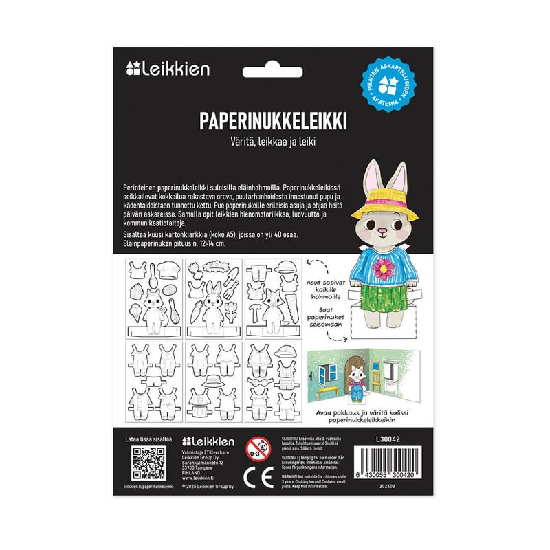 Leikkien Paperinukkeleikki