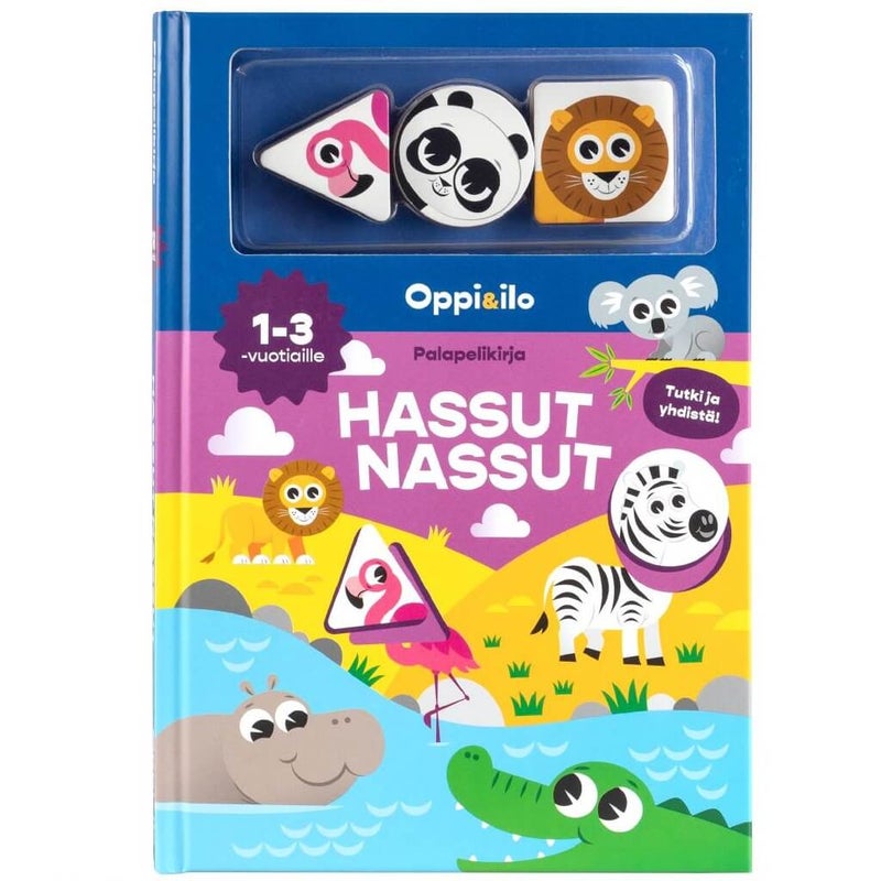 Oppi&ilo Hassut nassut palapelikirja