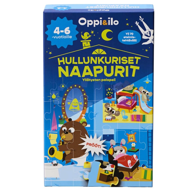 Oppi&ilo Hullunkuriset naapurit palapeli