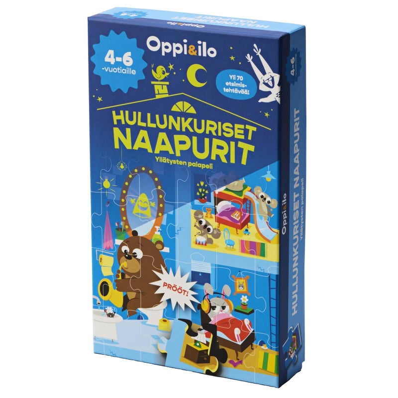 Oppi&ilo Hullunkuriset naapurit palapeli