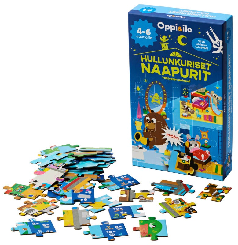 Oppi&ilo Hullunkuriset naapurit palapeli