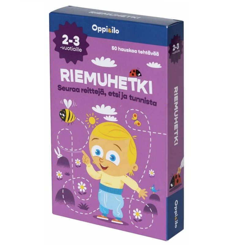 Oppi&ilo Riemuhetki -puuhakortit