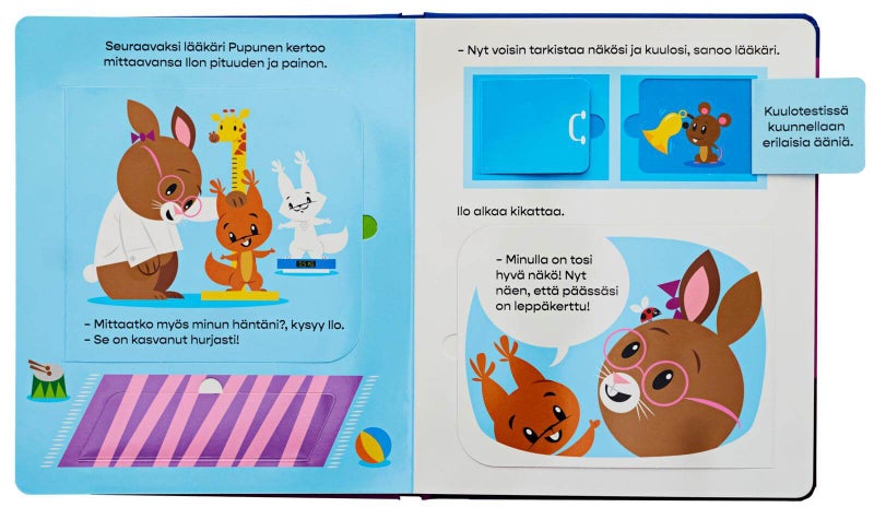 Oppi&ilo Yrre ja Ilo neuvolassa luukkukirja