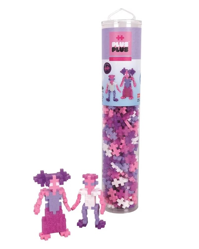 Plus-Plus Glitterpalat 240 kpl tuubi