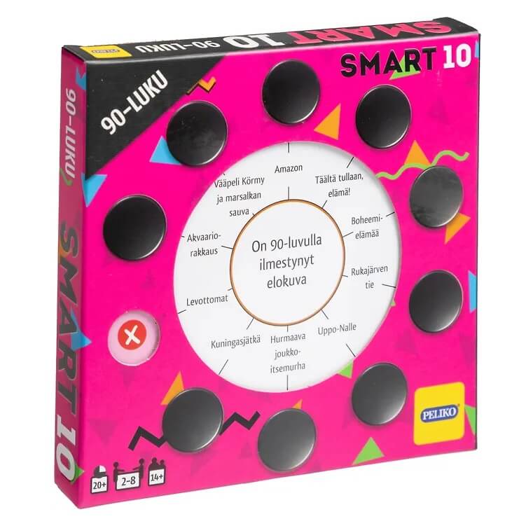 Smart10 lis&auml;kysymykset 90-luku