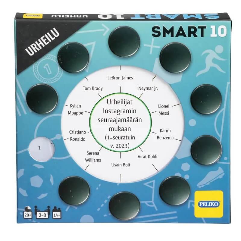 Smart10 lis&auml;kysymykset Urheilu