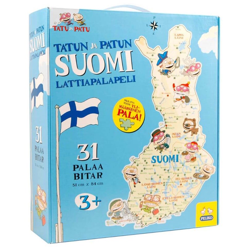 Tatun ja Patun Suomi lattiapalapeli