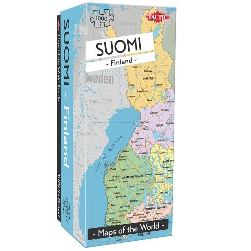 Suomi karttapalapeli 1000 palaa